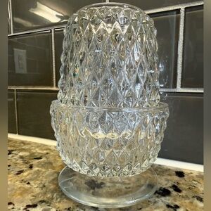 Clear Diamond point fairy lamp